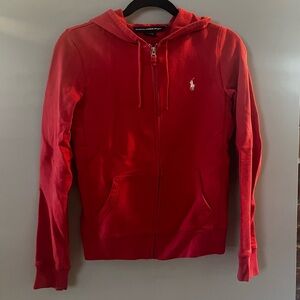Ralph Lauren Sport Coral Zip-Up Hoodie